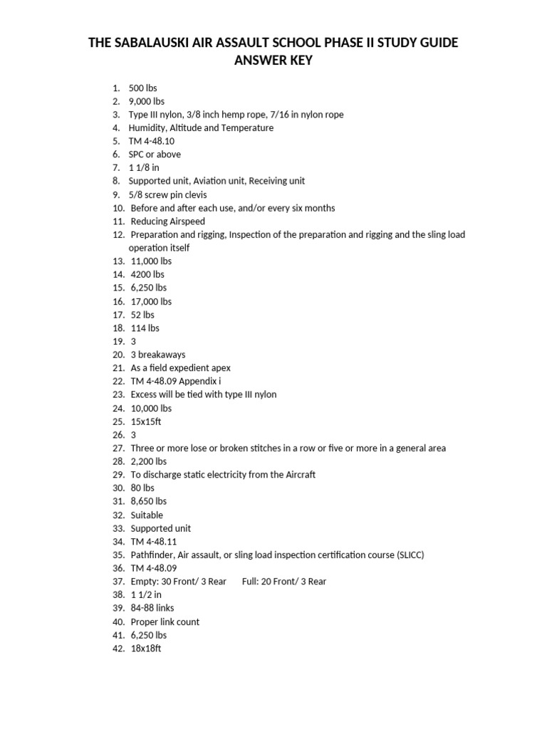 Phase II Homework Answer Key 002 | PDF