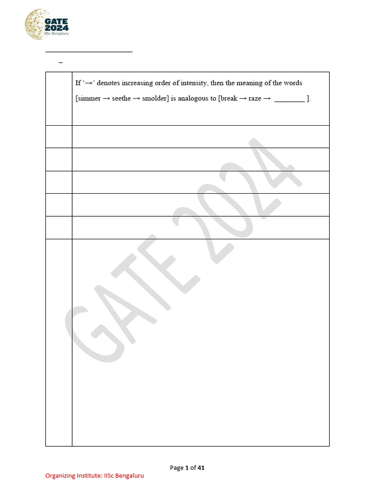 GATE 2024 CIVIL ENGINEERING QUESTION PAPER PDF visual data 5