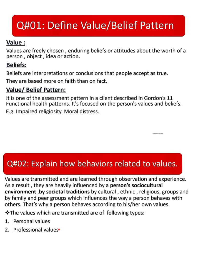 2 Value Belief | PDF