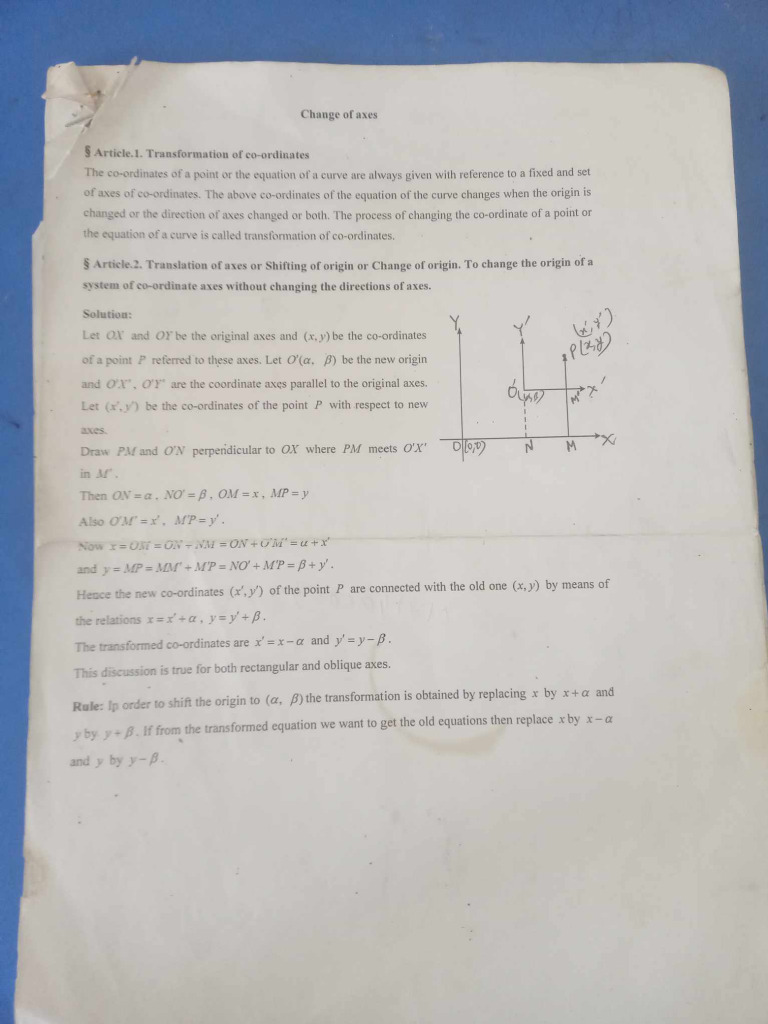 Axis Roatation | PDF