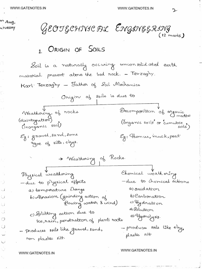 Otechnical Engg (WWW - Gatenotes.in) | PDF