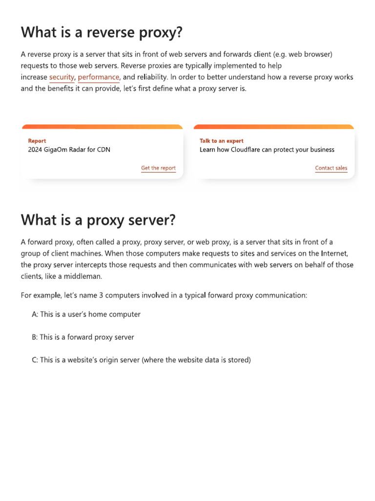 What Is A Reverse Proxy | PDF