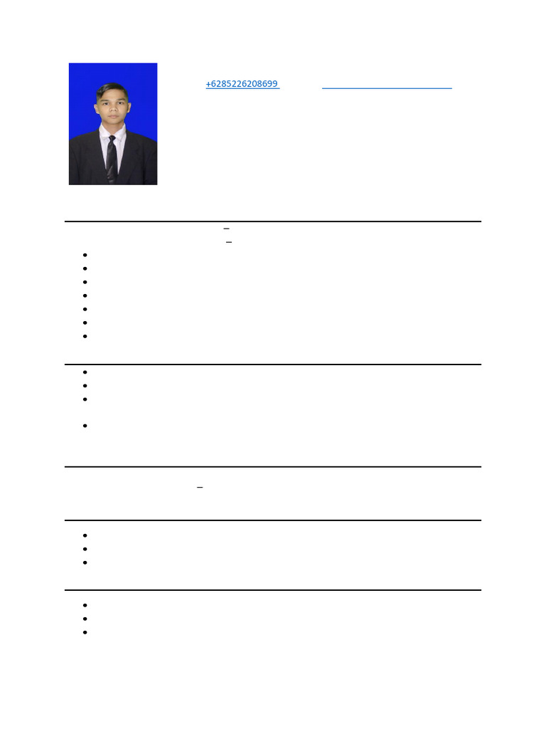 Al Kausar - CV | PDF | Teknologi & Rekayasa