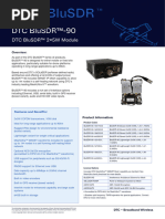 DTC BluSDR-30 Module Overview | PDF | Usb | Telecommunications Engineering