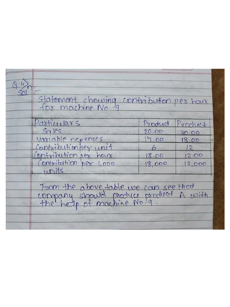 CA Question No 4 | PDF