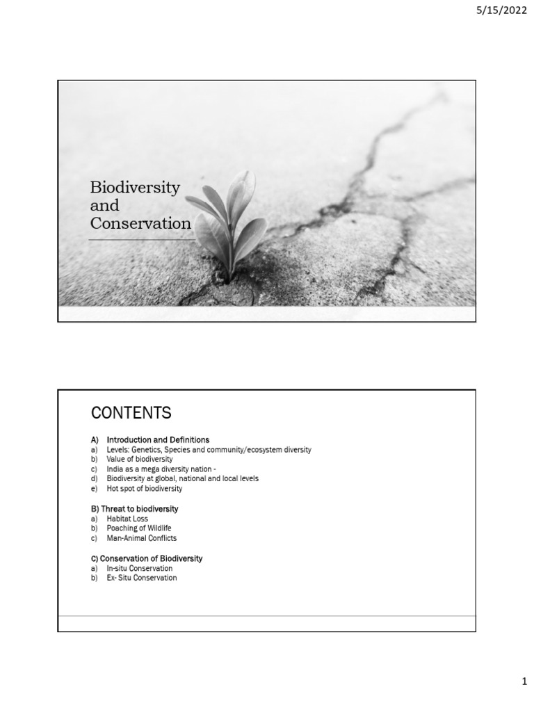 05-Biodiversity and Its Conservation | PDF | Biodiversity ...