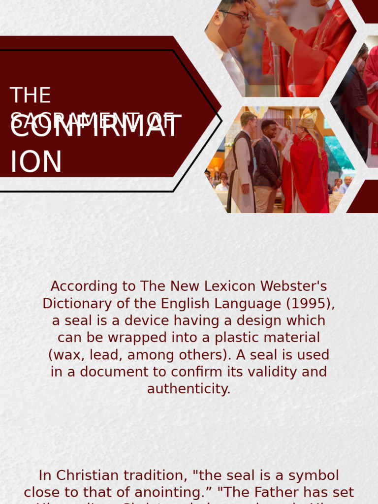 Understanding the Sacrament of Confirmation | PDF | Confirmation ...