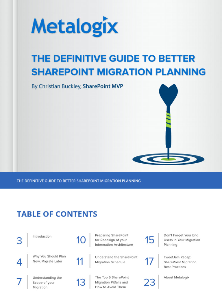 SharePoint Migration Planning Guide | PDF | Share Point | Thought