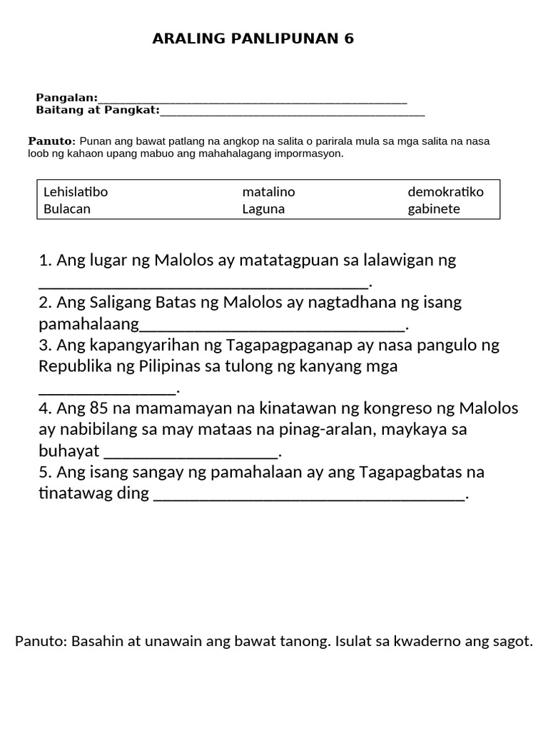 Activity Sheet in AP 6.docx Kely | PDF