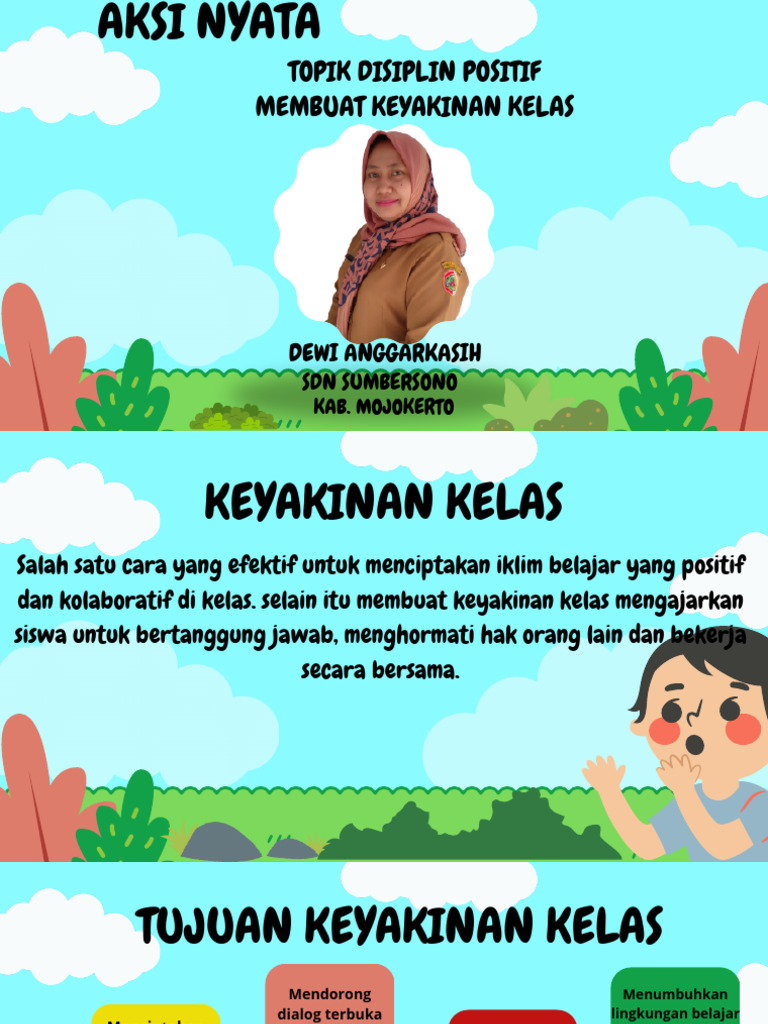 Membangun Keyakinan Kelas Positif | PDF | Karier & Perkembangan ...