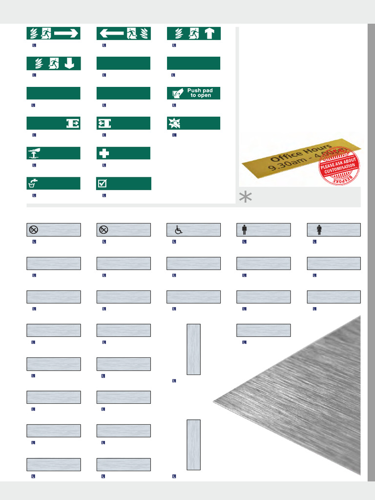 Mini Signs for Offices & Businesses | PDF