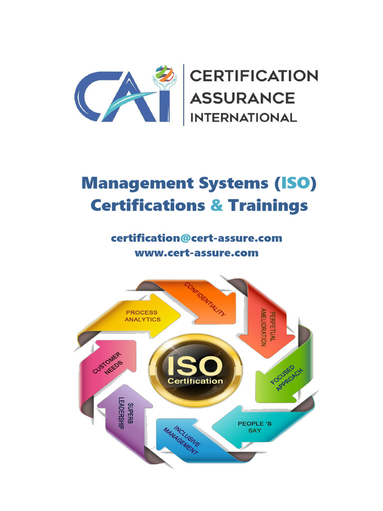 Certification Assurance Intl - Profile | PDF | Occupational Safety And ...