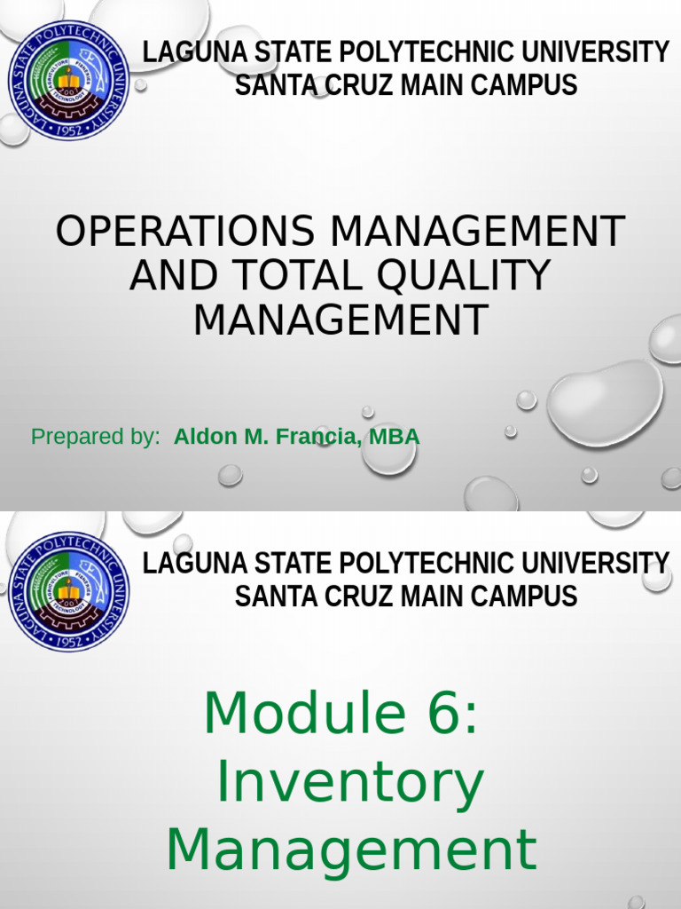 Inventory Management Essentials Guide | PDF | Inventory | Supply Chain ...