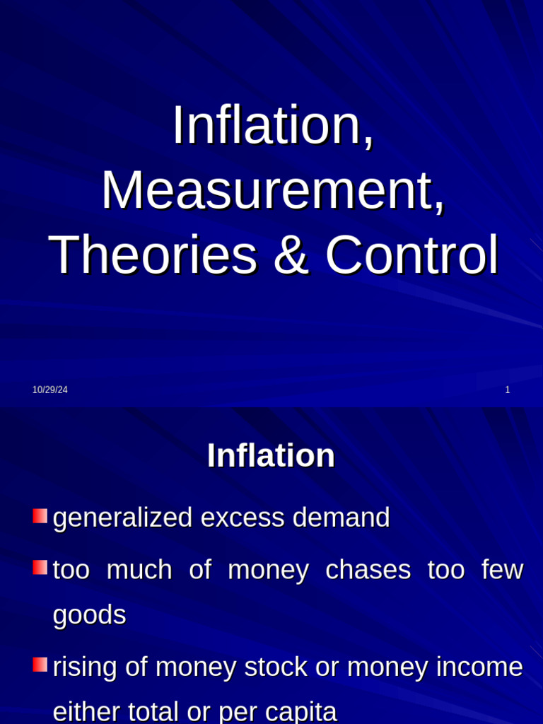 Understanding Inflation: Types and Measurement | PDF | Cost Of Living ...