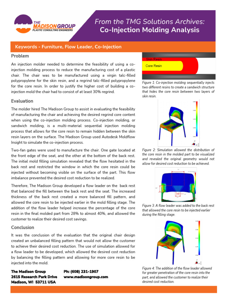 Co-Injection Molding Cost Reduction Study | PDF | Materials
