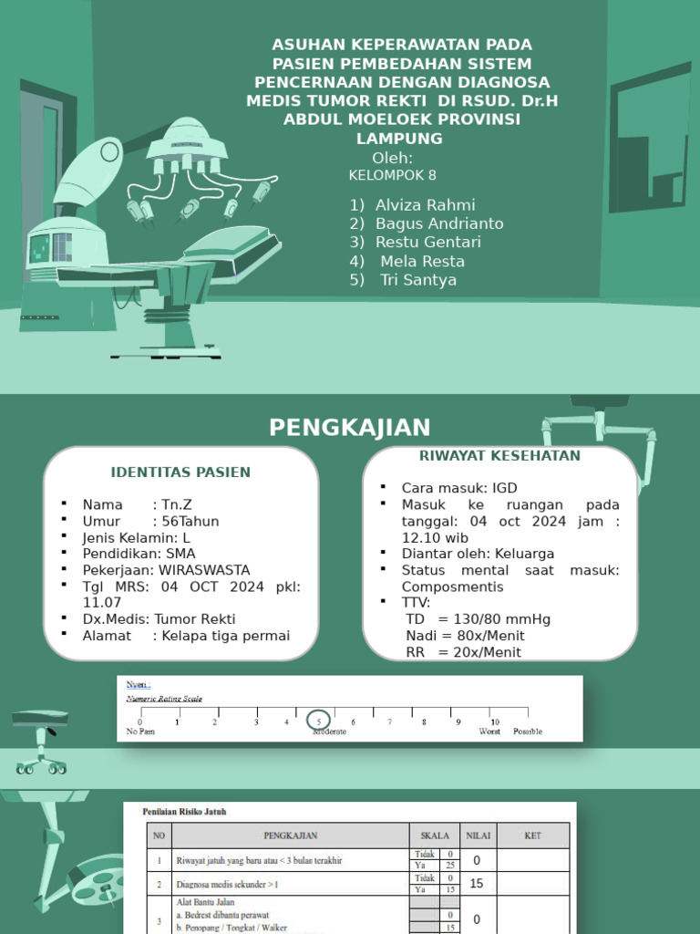 Asuhan Keperawatan Pasien Tumor Rekti | PDF