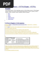 CCNA Answers Chapter 1