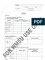 Laboratory Report Sheet