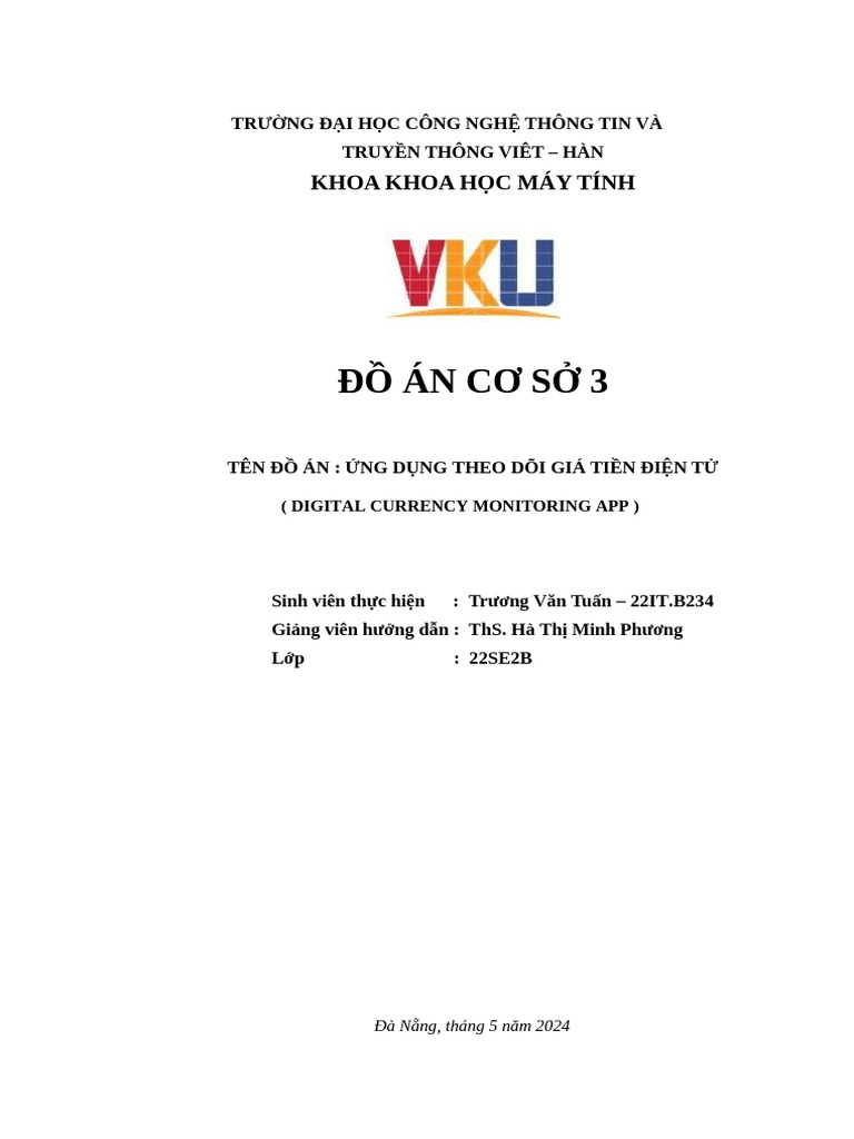 Bcda Cs3 Truongvantuan 22se2b | PDF