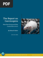 Download Richard B Belzer - The Report on Carcinogens by Competitive Enterprise Institute SN78552476 doc pdf