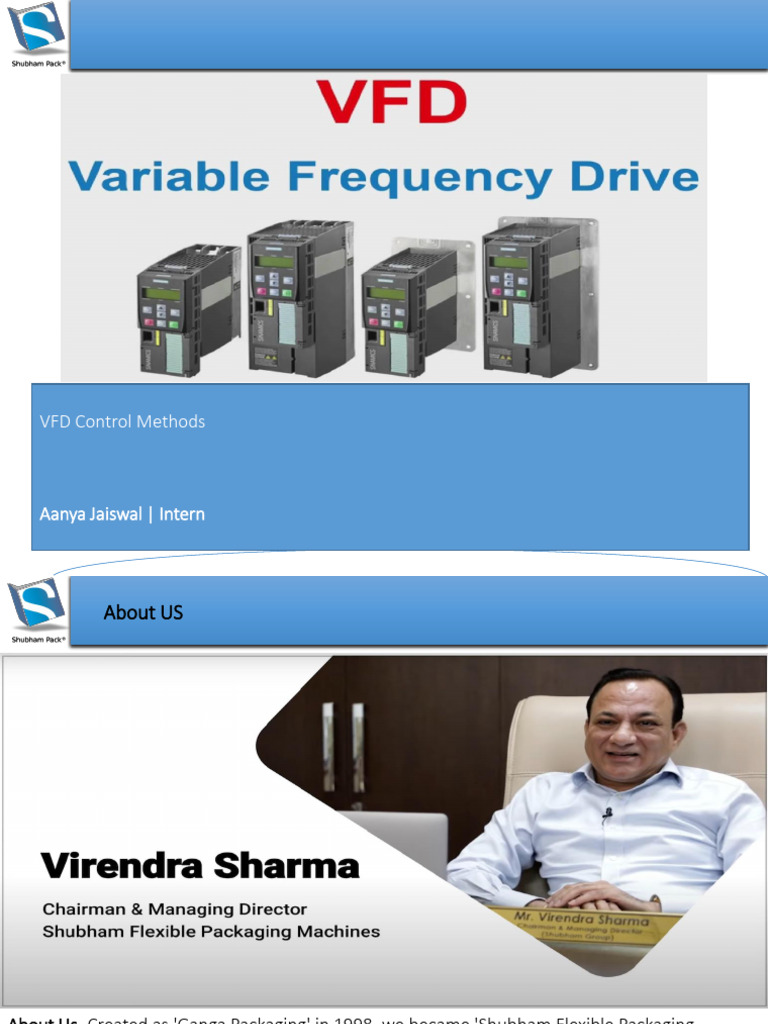 SP VFD Control Modes Presentation | PDF | Electric Motor | Electric Power