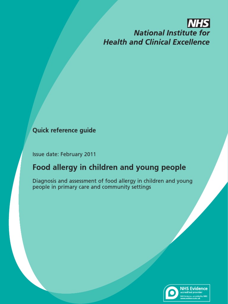 Food Allergies in Children and Young People | PDF | Food Allergy | Allergy