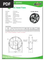 REC 22038 A2 T Fan Specifications | PDF