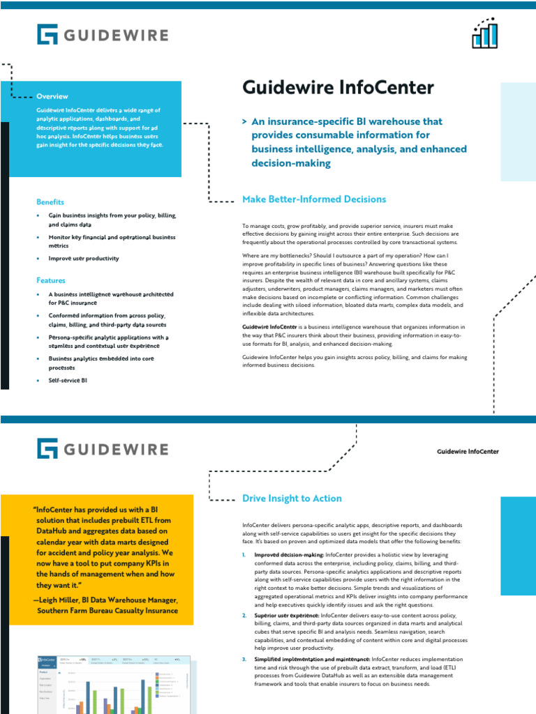 InfoCenter Data Sheet en | PDF | Business Intelligence | Analytics