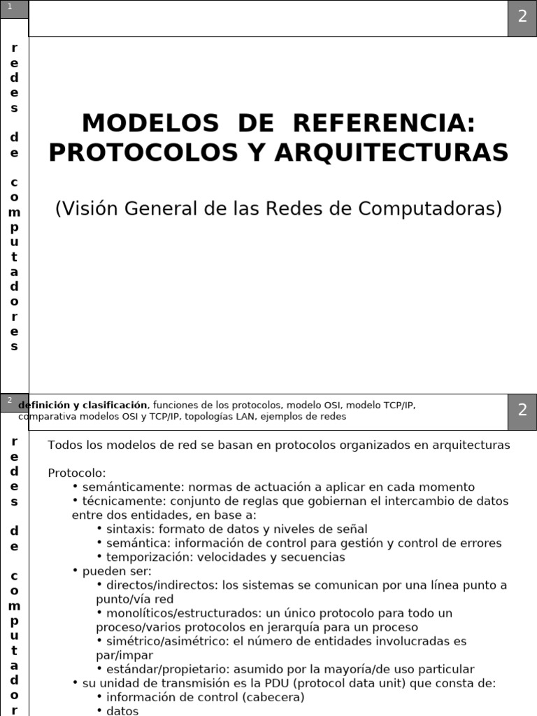 Modelos y Protocolos de Redes | PDF | Modelo osi | Red de computadoras