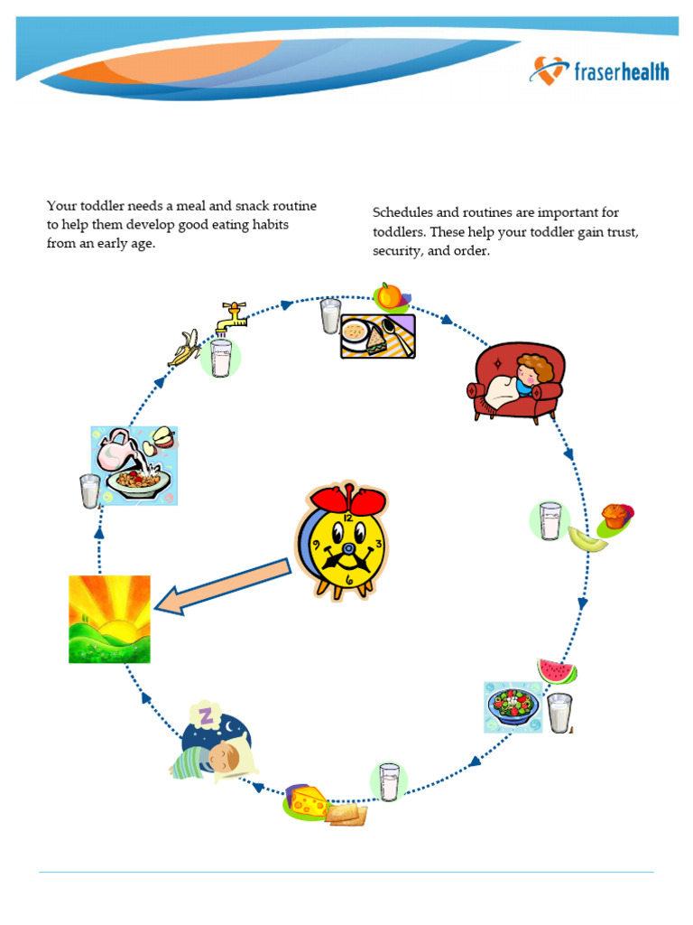 Eating Routine For Young Children 9598 | PDF | Meal | Eating Behaviors ...