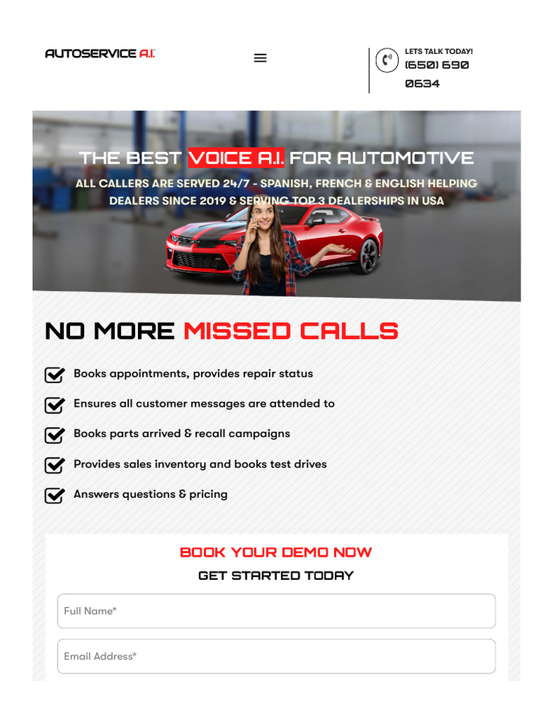 Voice AI Solutions for Dealerships | PDF | Cyberspace | World Wide Web