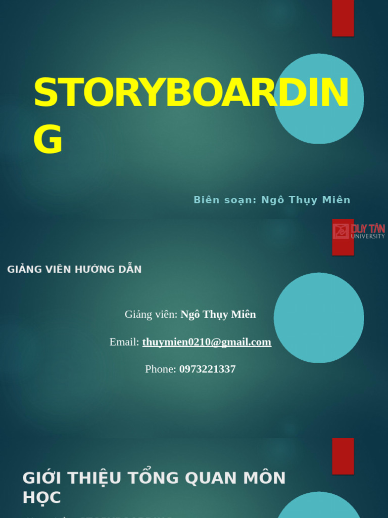 Storyboarding Chuong1 KhaiNiem | PDF