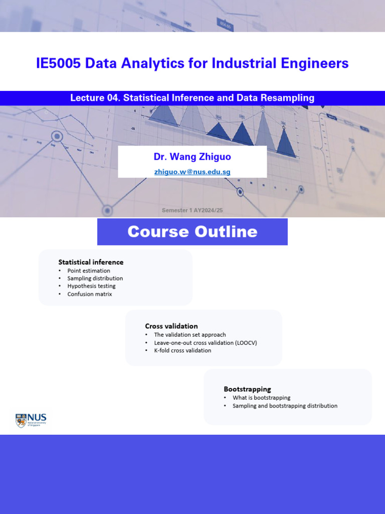 IE5005 Lecture 04 | PDF | Cross Validation (Statistics) | Statistical ...