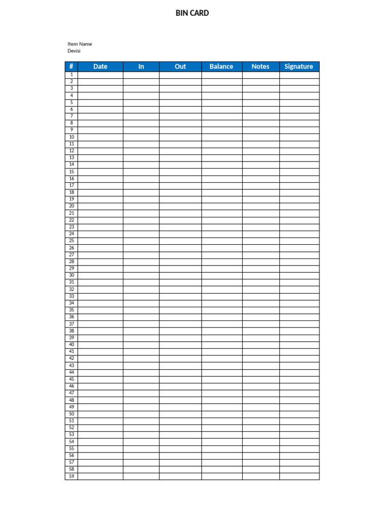 Storage Card | PDF