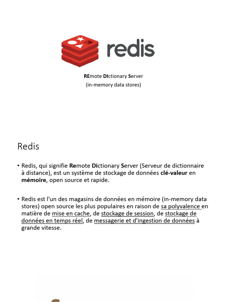 Introduction à Redis : Serveur de données | PDF | Bases de données ...
