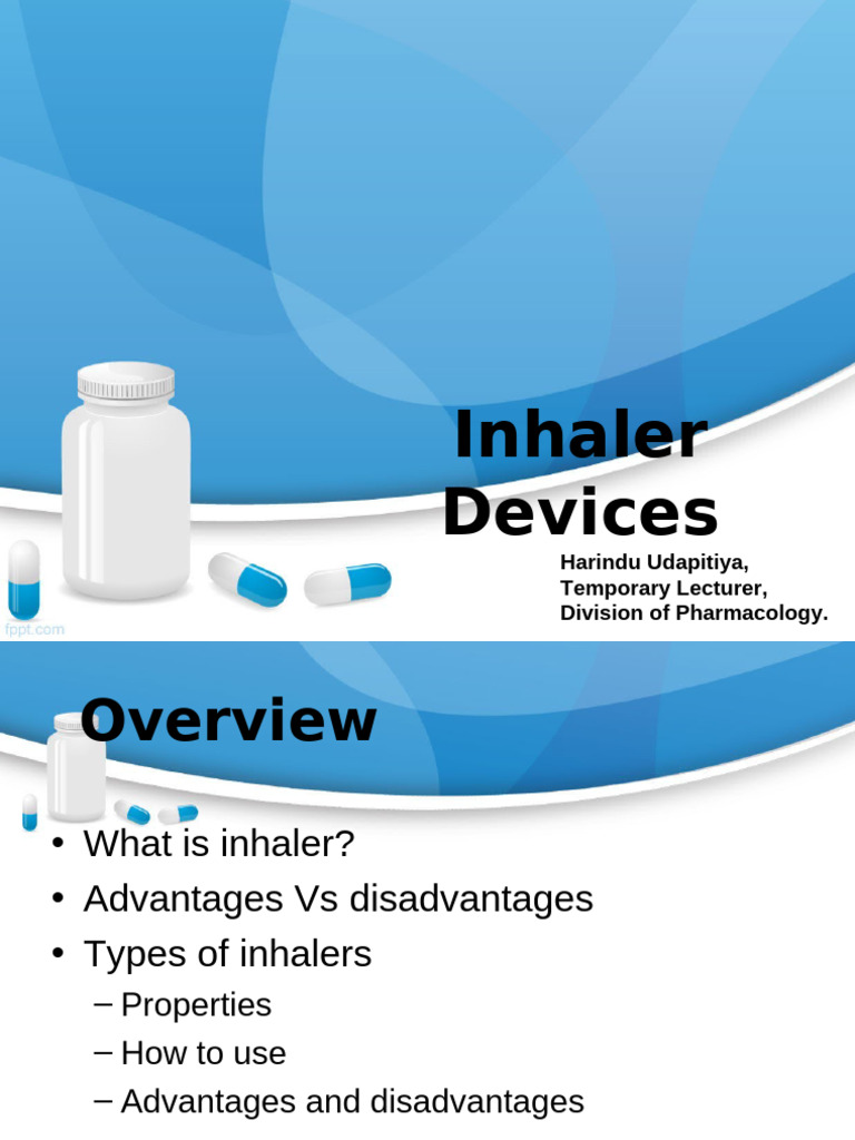 Inhalerdevices Harindu 140918073354 Phpapp02 | PDF | Clinical Medicine ...