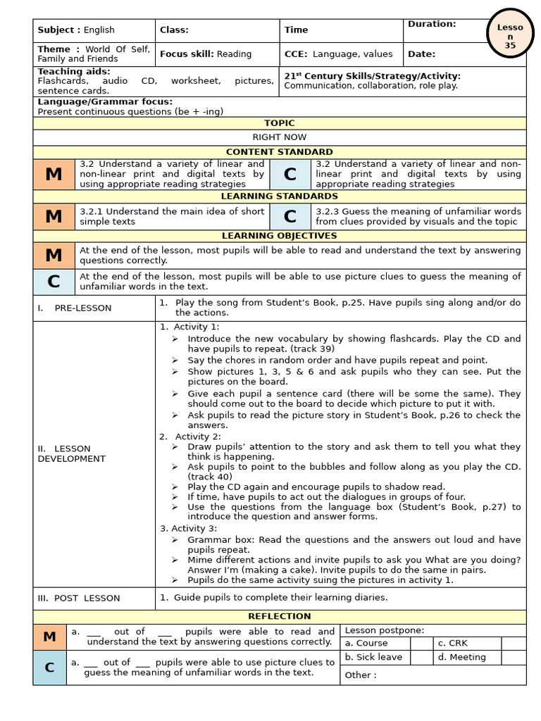Lesson 35 | PDF | Cognitive Science | Human Communication