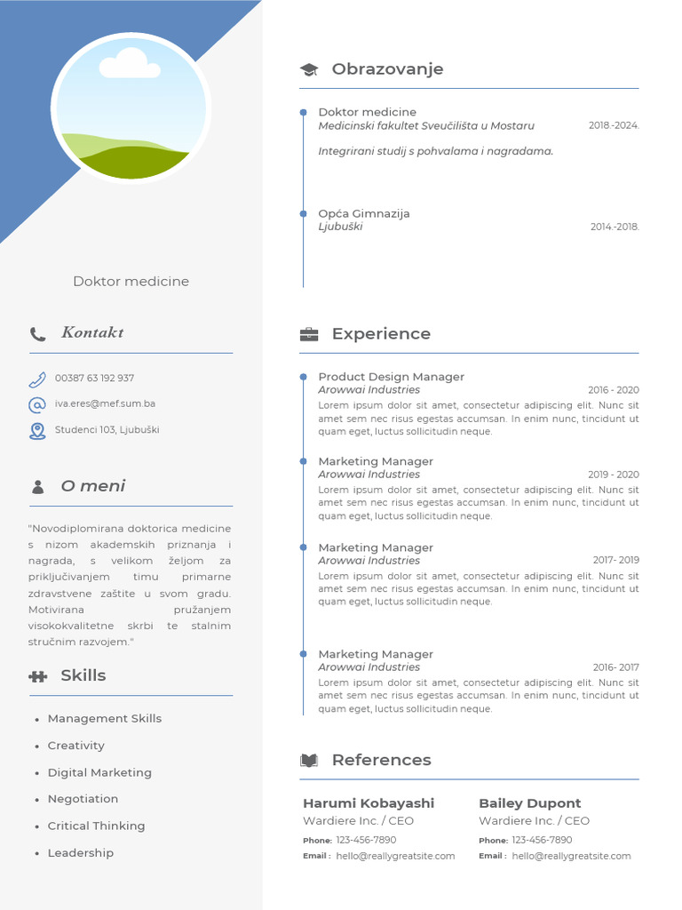Modern Professional CV Resume | PDF | Business