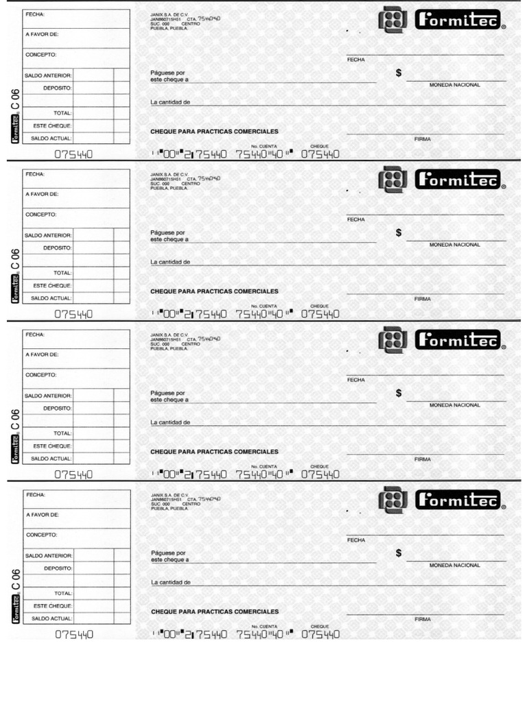 Cheques | PDF