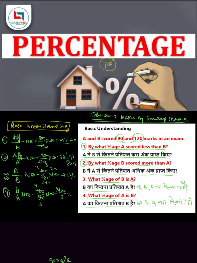 Percentage - 24 Sept - Class PNG | PDF