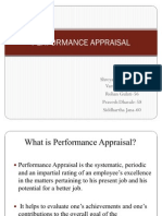 Performance Appraisal.