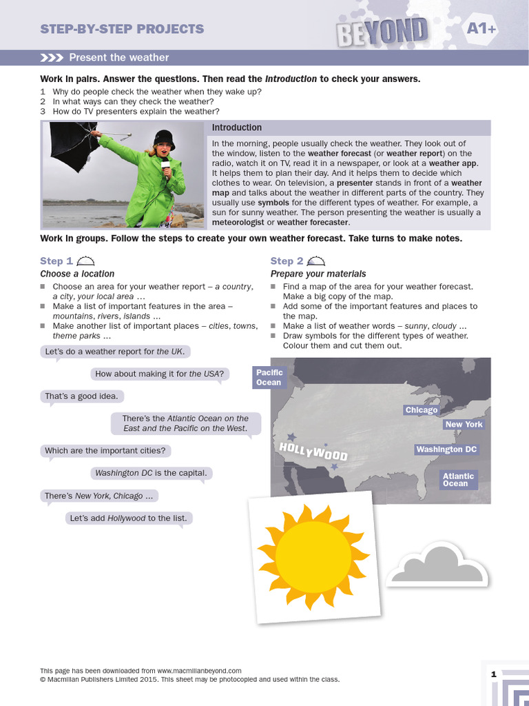 Create Your Own Weather Report | PDF | Weather | Weather Forecasting