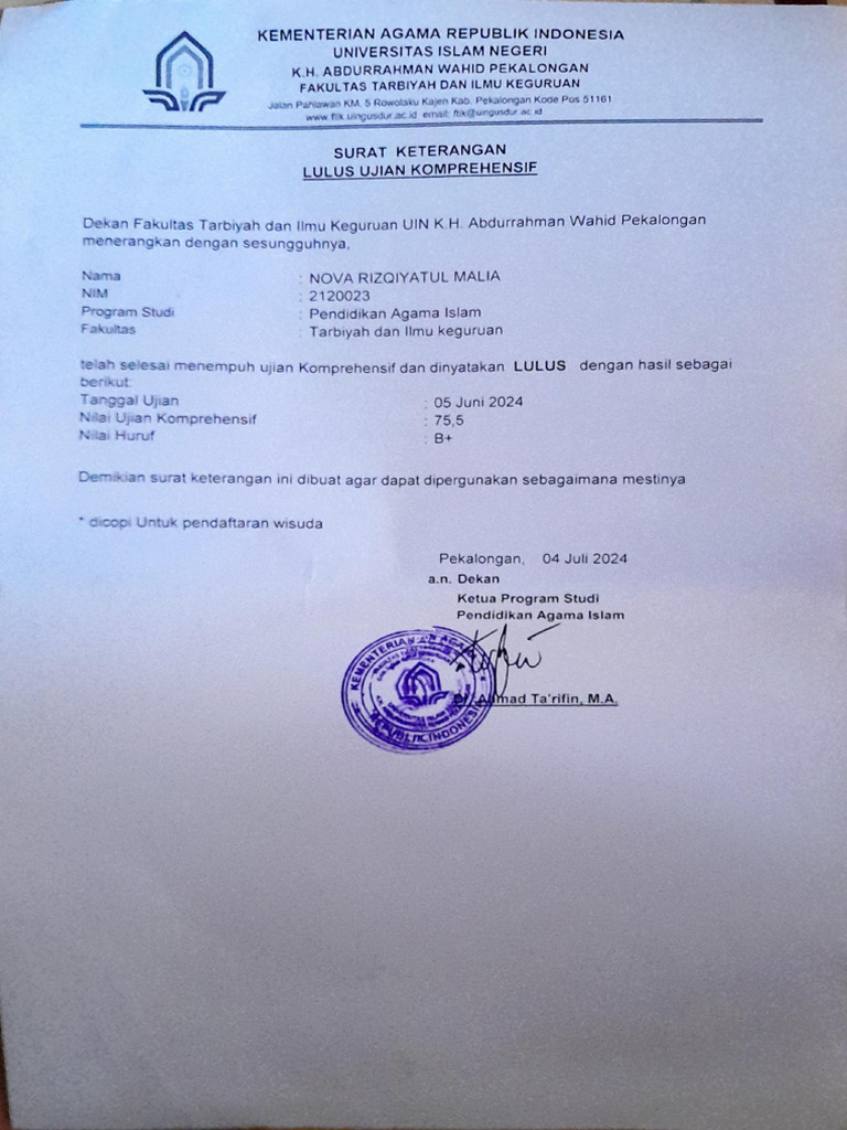 Ujian Komprehensif Pdf