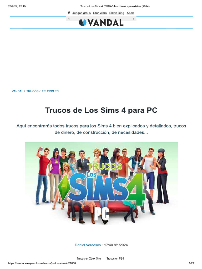 Sims Trucos | PDF