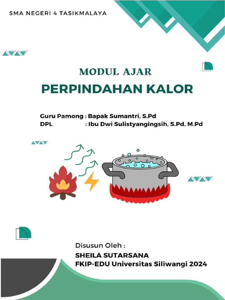 Modul Ajar Suhu Dan Kalor Pepindahan Kalor Fix Pdf