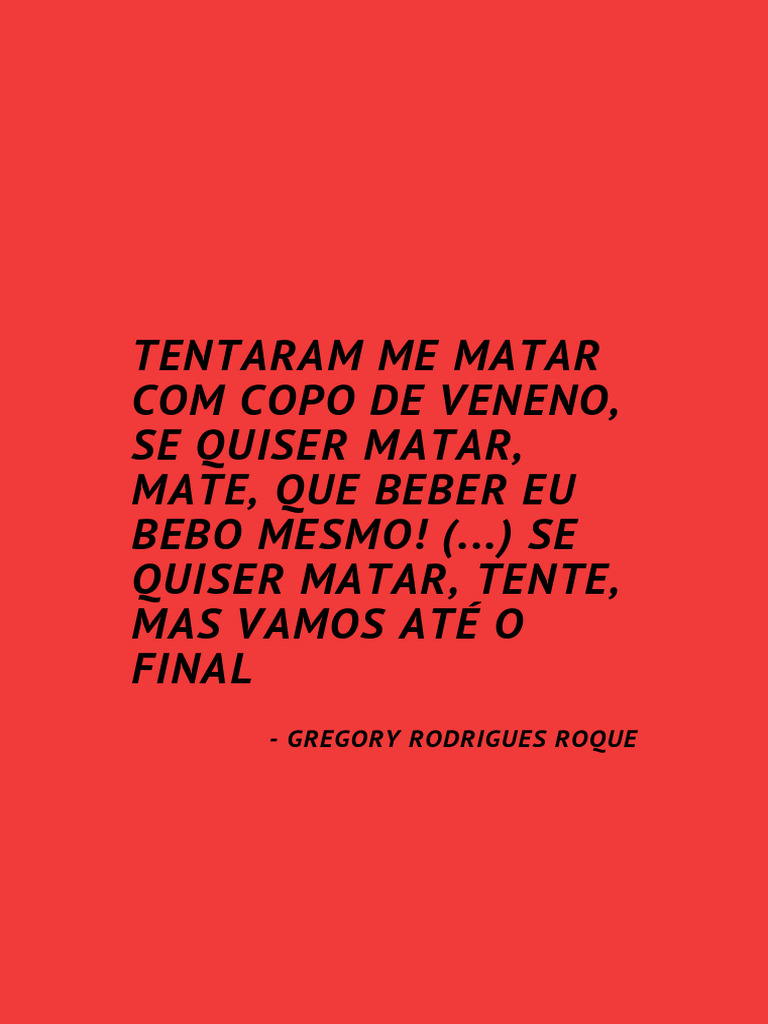 Fé, Direitos e Militância: Entrevista com Gregory Roque | PDF ...