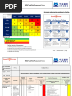 Task Based Risk Assessment Template | PDF | Risk | Safety