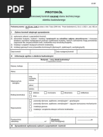Wzor - Protokolu - Przegladu - 5 - Letniego Budowlanego | PDF