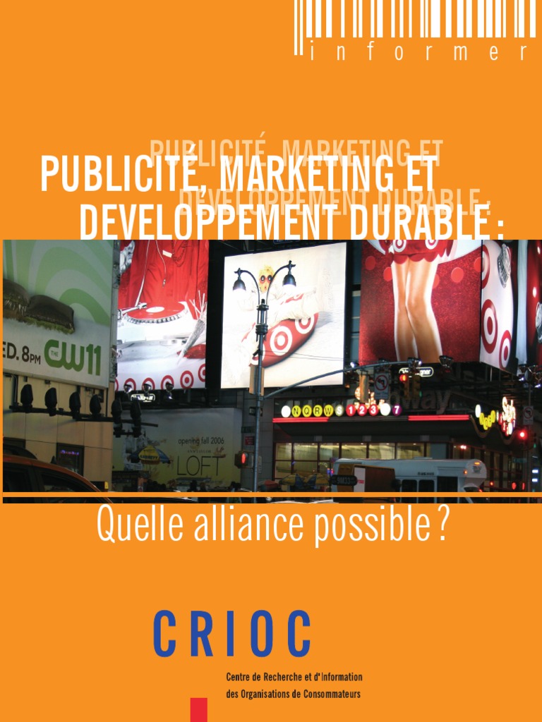 Marketing Publicité | PDF | Publicité | Développement durable