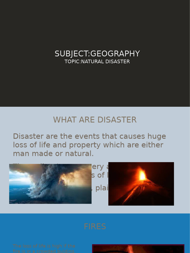 Natural Disasters | PDF | Science & Mathematics